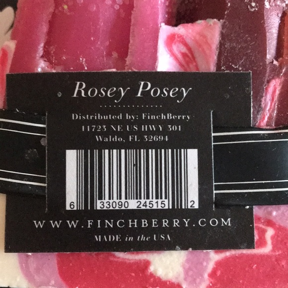 Finchberry Rosey Posey Vegan Soap - Picture 2 of 2